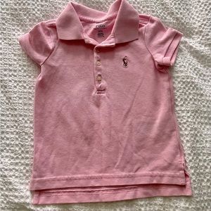 Polo by Ralph Lauren Toddler Girls Polo, 2T, Light Pink